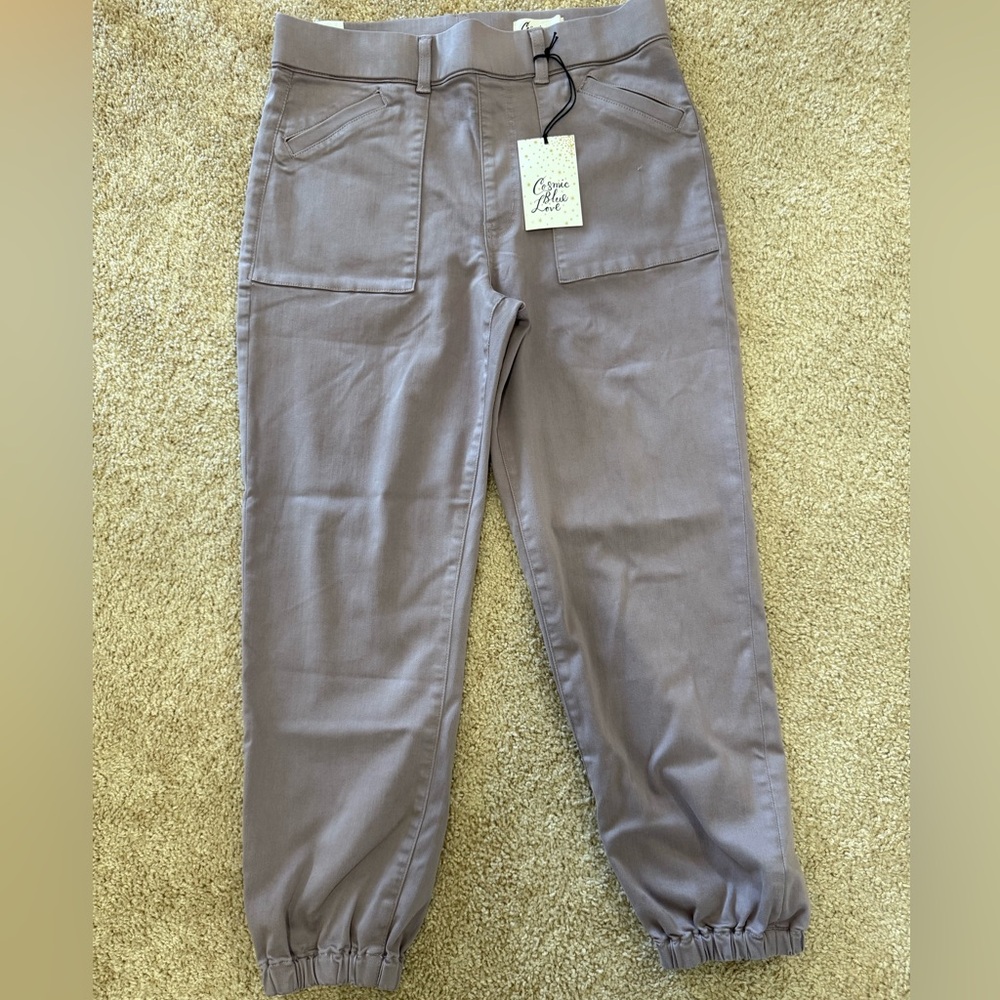 NWT Cosmic Blue Love Women's Jogger Pants